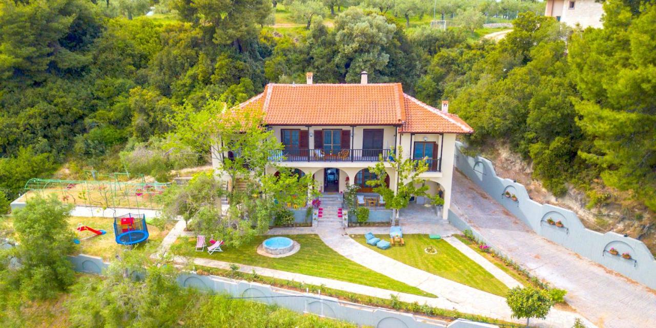 Willow Sea View Villa, Kriopigi Exteriér fotografie